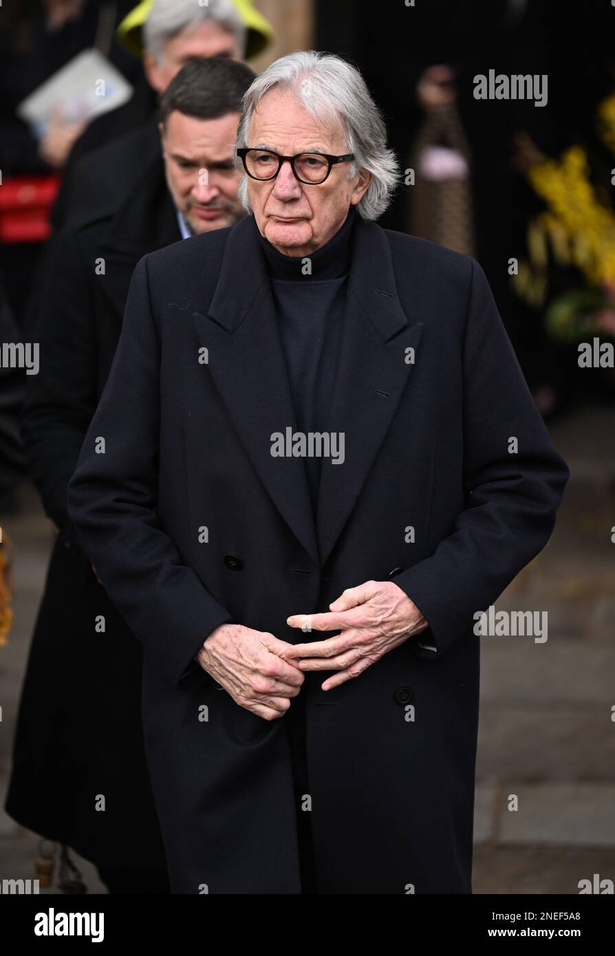 16th febbraio 2023, Londra, Regno Unito. Paul Smith arriva al Memorial Service per Vivienne Westwood, Southwark Cathedral, Londra. Credit: Doug Peters/EMPICS/Alamy Live News Foto Stock