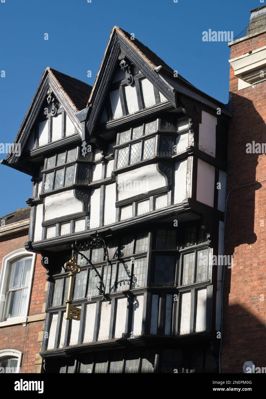 Edifici a graticcio a Tewkesbury, Gloucestershire Foto Stock