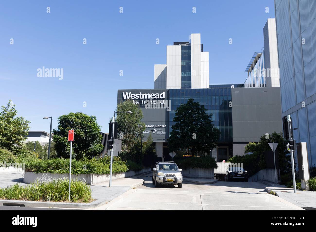 Westmead Health Precinct e centro di ricerca innovazione a Westmead, Greater Western Sydney, NSW, Australia Foto Stock