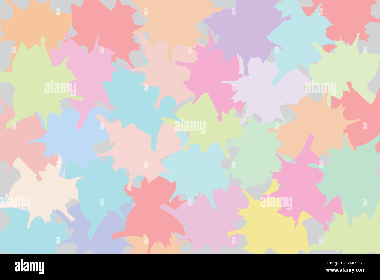 Motivo a macchie colorate, sfondo vettoriale per la decorazione di stampa. Illustrazione Vettoriale