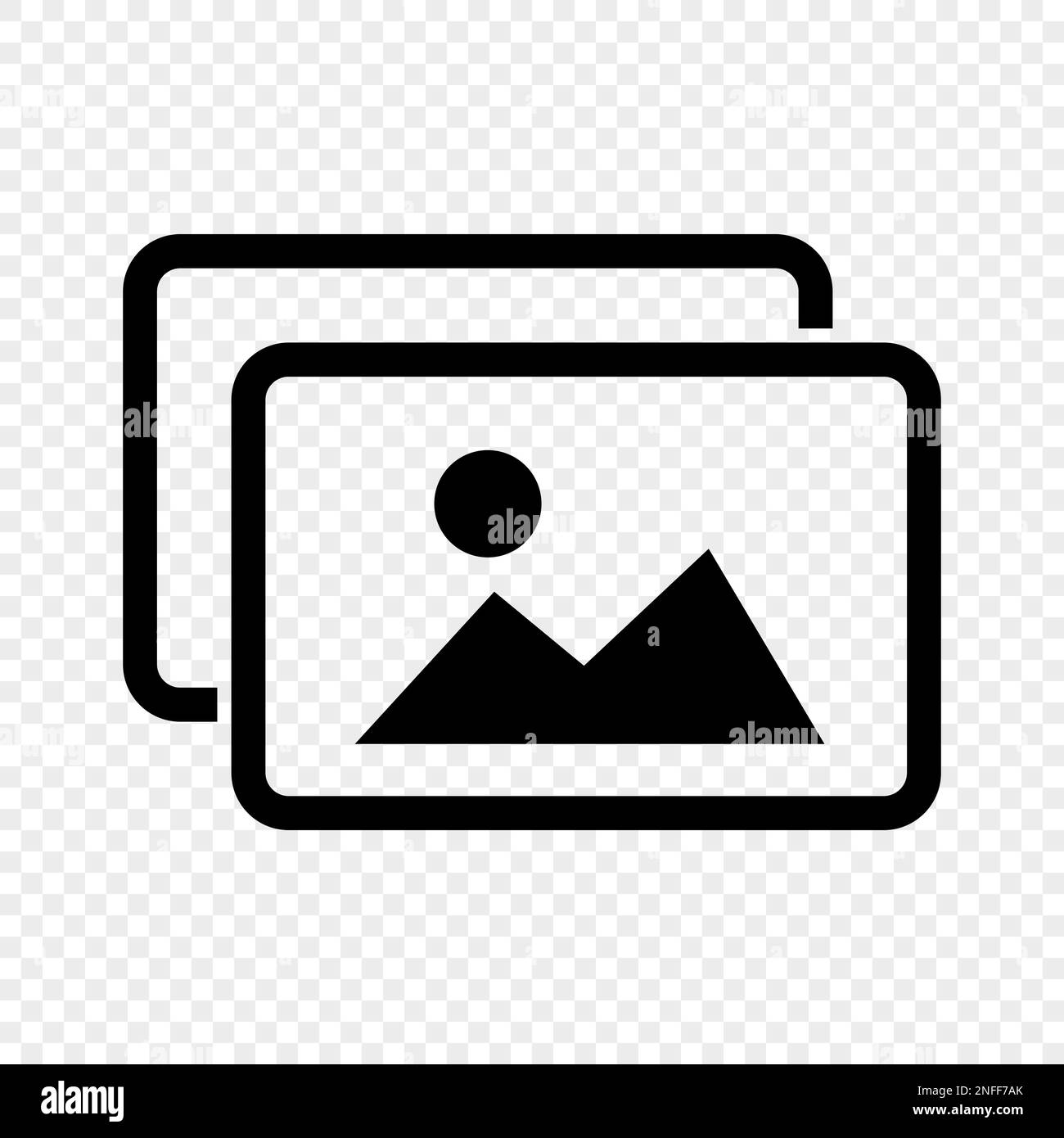 Icone di foto isolate su sfondo trasparente. Vettore modificabile. Illustrazione Vettoriale Icone di foto isolate su sfondo trasparente. Vettore modificabile. Illustrazione Vettoriale