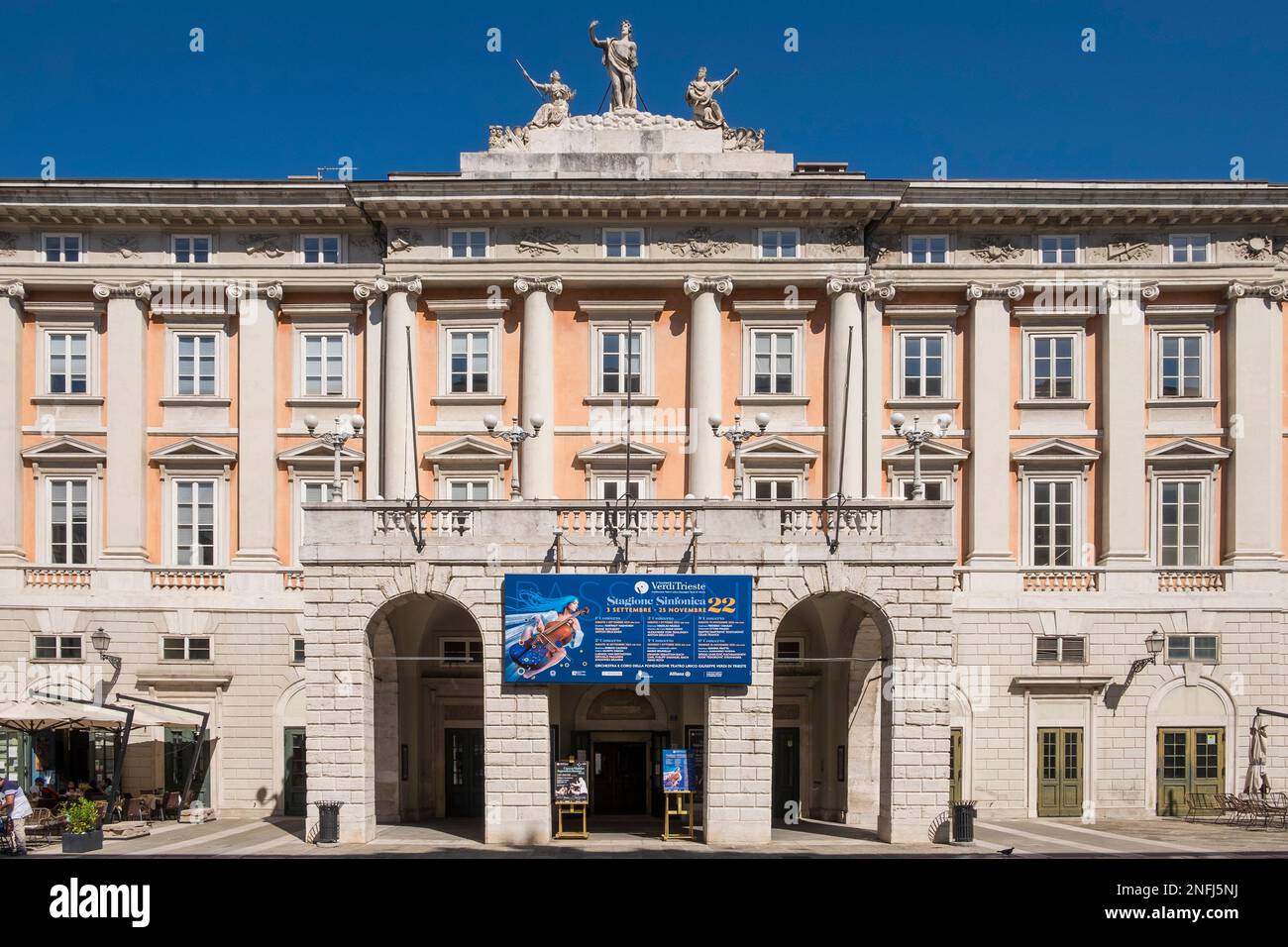 Italia. Friuli Venezia Giulia. Trieste. Teatro lirico Verdi Foto Stock