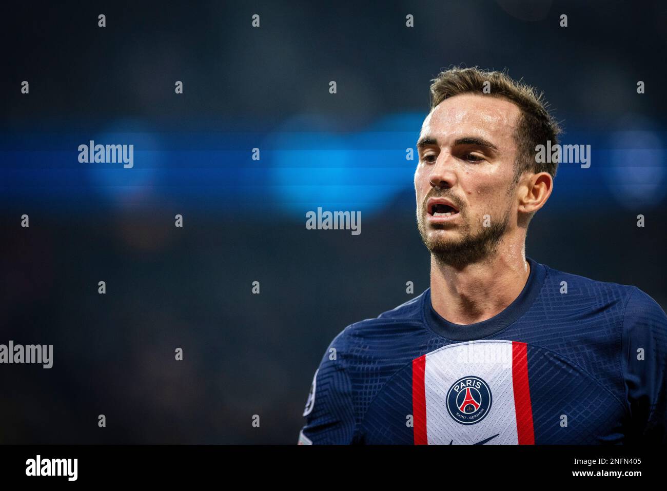 Parigi, Francia. 14th Feb, 2023. Fabian Ruiz (PSG) Parigi Saint-Germain - Bayern Monaco Parigi Saint-Germain - Bayern München 14.02.2023 Copyright (nu Foto Stock