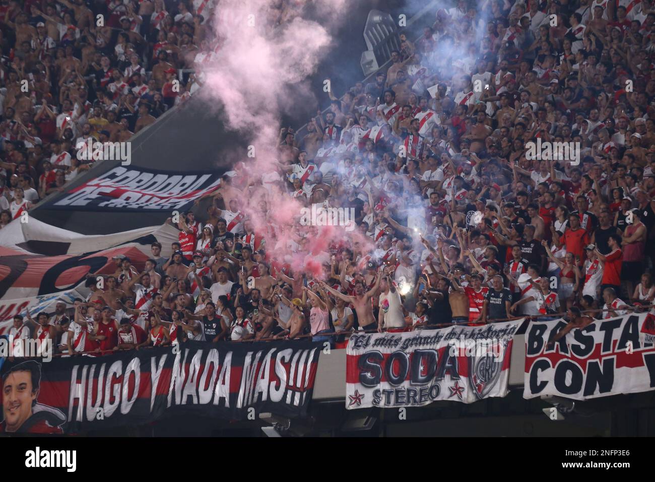 Tifosi River Plate Foto Stock