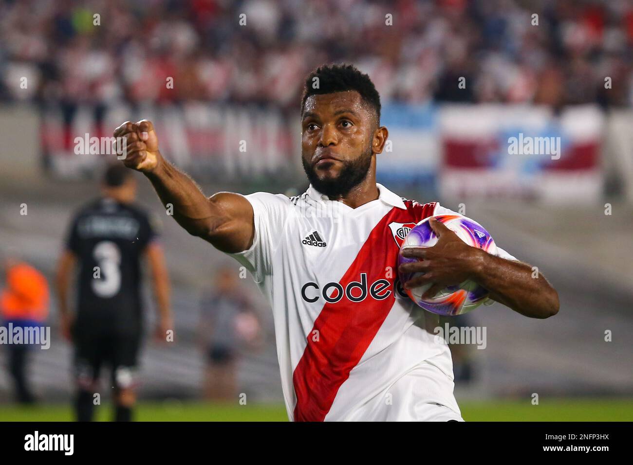 Miguel Borja River Plate player Foto Stock