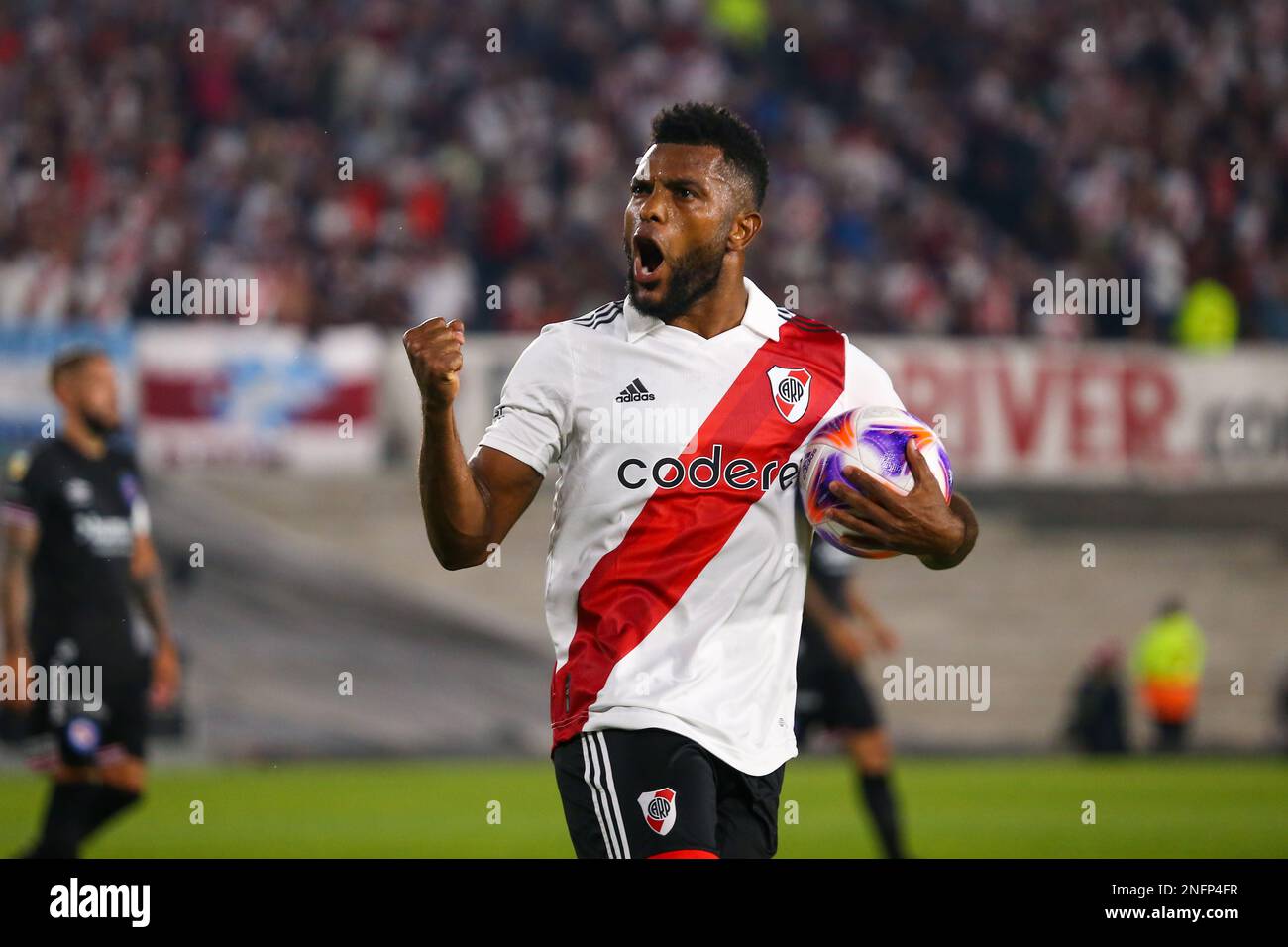 Miguel Borja River Plate player Foto Stock