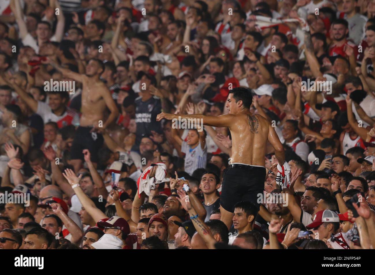 Tifosi River Plate Foto Stock
