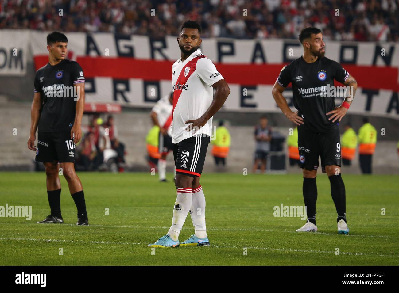 Miguel Borja River Plate player Foto Stock