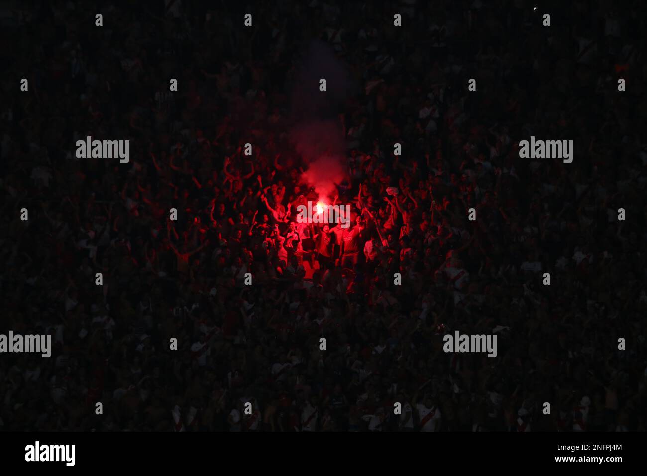 Tifosi River Plate Foto Stock