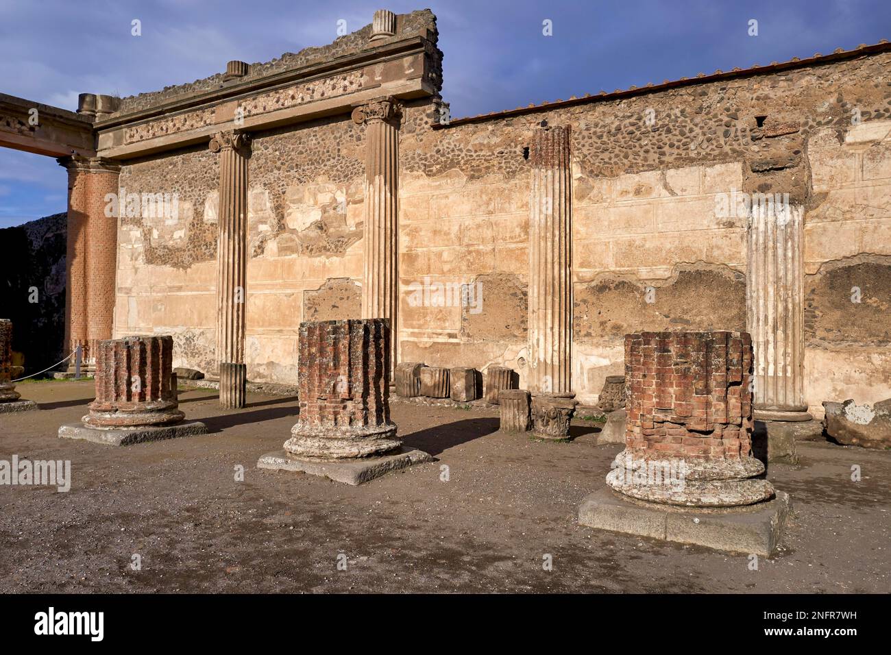 Napoli Campania Italia. Pompei era un'antica città romana vicino alla Napoli moderna in Campania, nel territorio del comune di Napoli Foto Stock