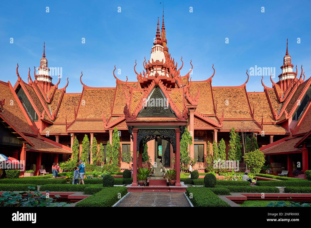 Il Museo Nazionale di Phnom Penh Cambogia Foto Stock