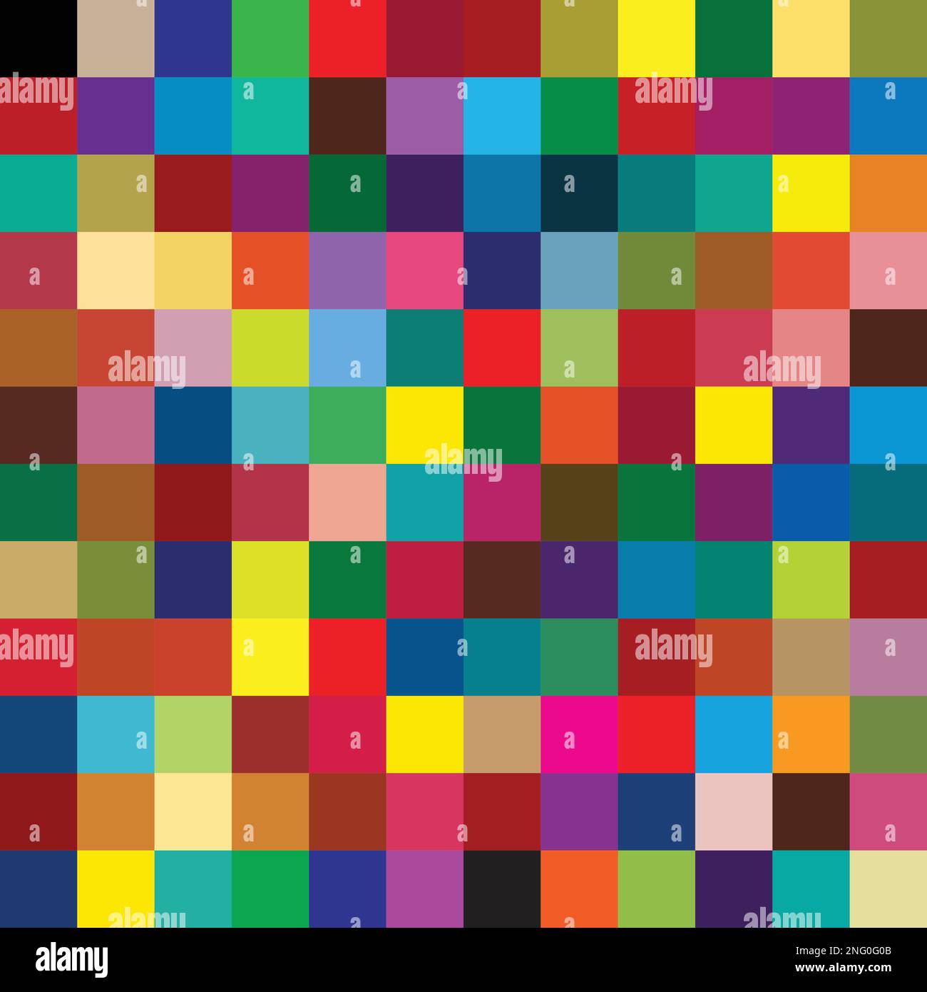 Sfondo di quadrati colorati; molti quadrati colorati imposto insieme; Illustrazione Vettoriale