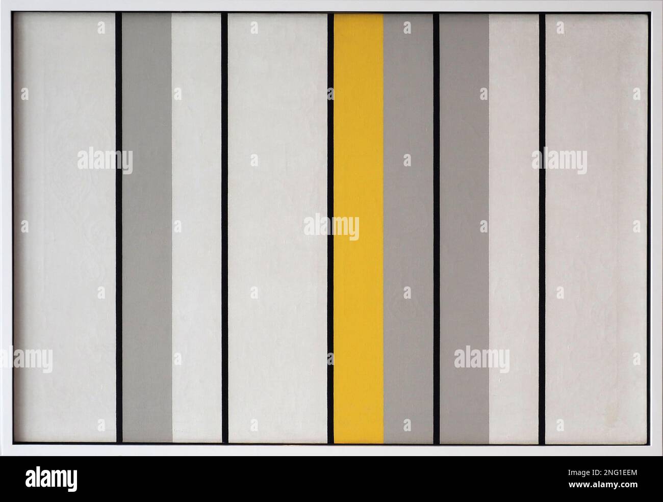 #1 - 1962, 1962, olio su tela., da John McLaughlin, 1898 Sharon, USA - 1976 Dana Point, USA, della Mercedes-Benz Art Collection Foto Stock