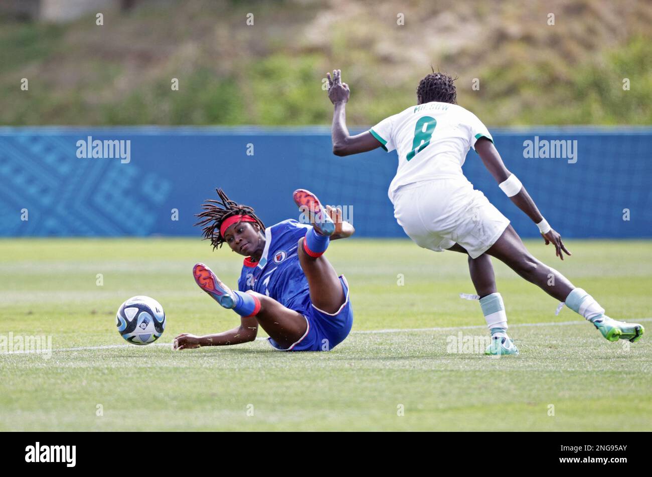 Calcio Calcio - Coppa del mondo femminile Playoff - Senegal contro Haiti -  North Harbour Stadium - Auckland, Nuova Zelanda -