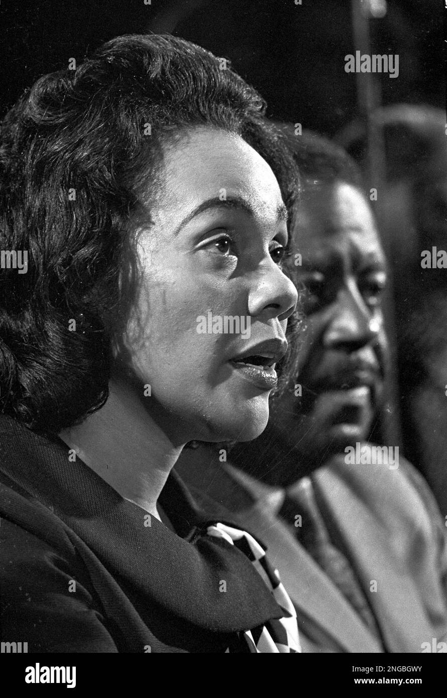 Coretta Scott King, widow of slain civil rights leader Dr. Martin ...