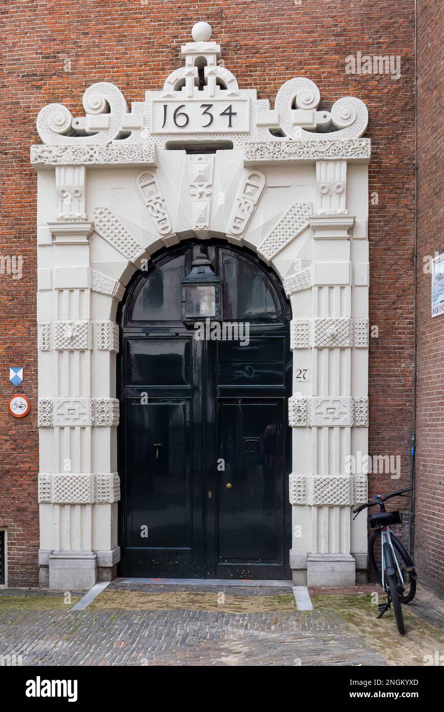 Doorway, Amsterdam Museum, Amsterdam, Paesi Bassi Foto Stock