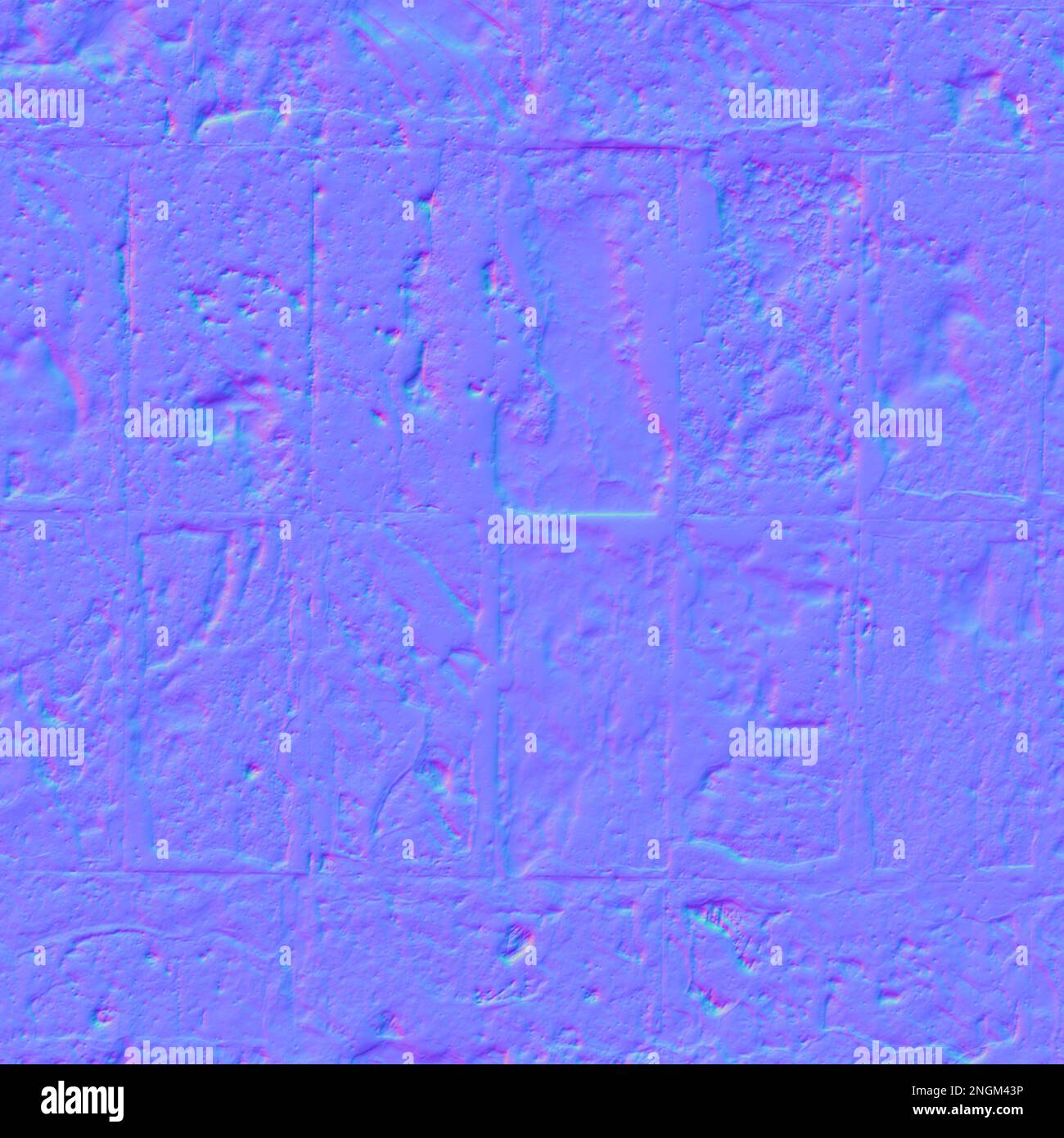 Mappa normale piastrelle di pavimento texture, mappatura normale piastrelle di pavimento Foto Stock