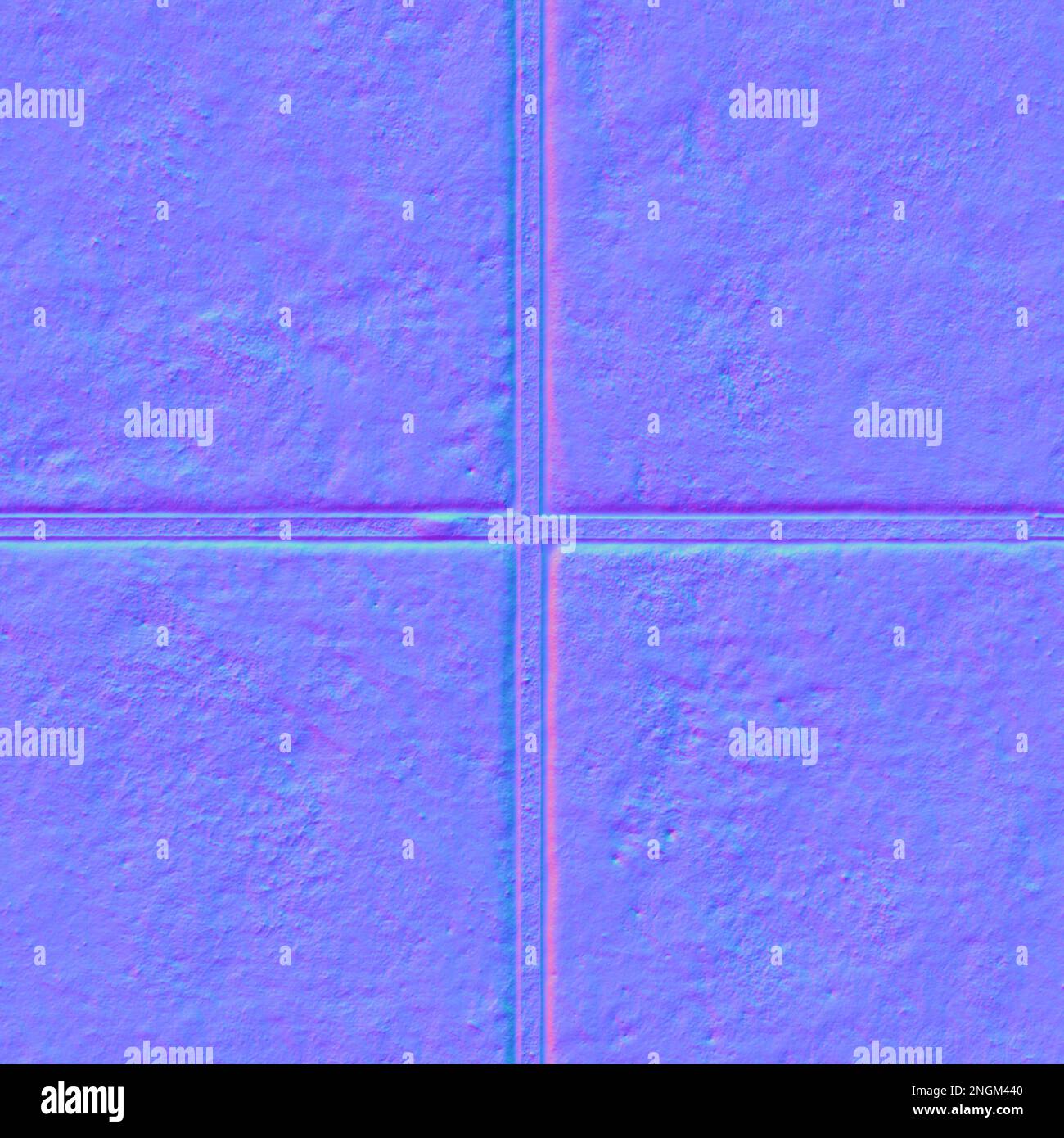 Mappa normale piastrelle di pavimento texture, mappatura normale piastrelle di pavimento Foto Stock