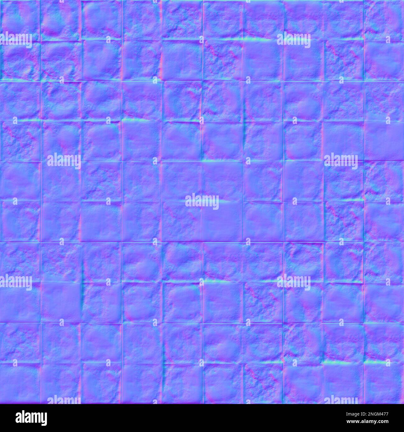 Mappa normale piastrelle di pavimento texture, mappatura normale piastrelle di pavimento Foto Stock