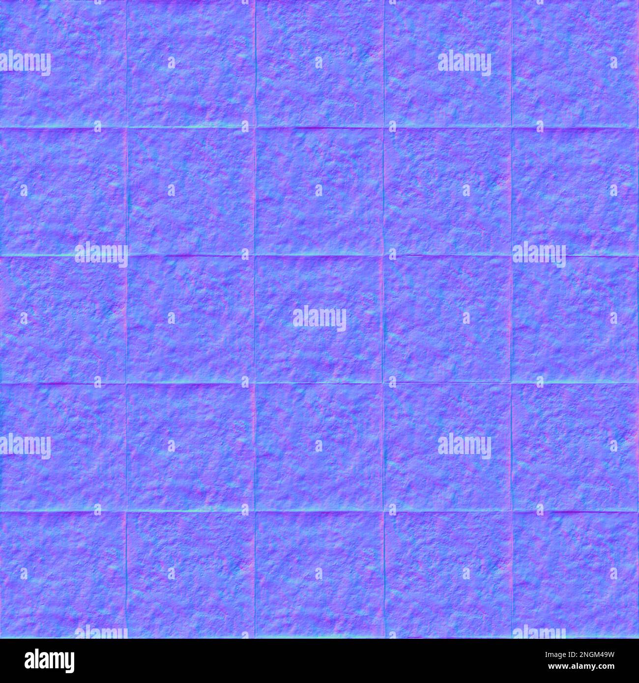 Mappa normale piastrelle di pavimento texture, mappatura normale piastrelle di pavimento Foto Stock
