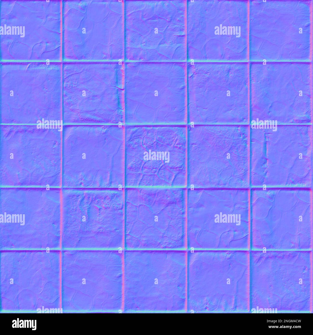 Mappa normale piastrelle di pavimento texture, mappatura normale piastrelle di pavimento Foto Stock