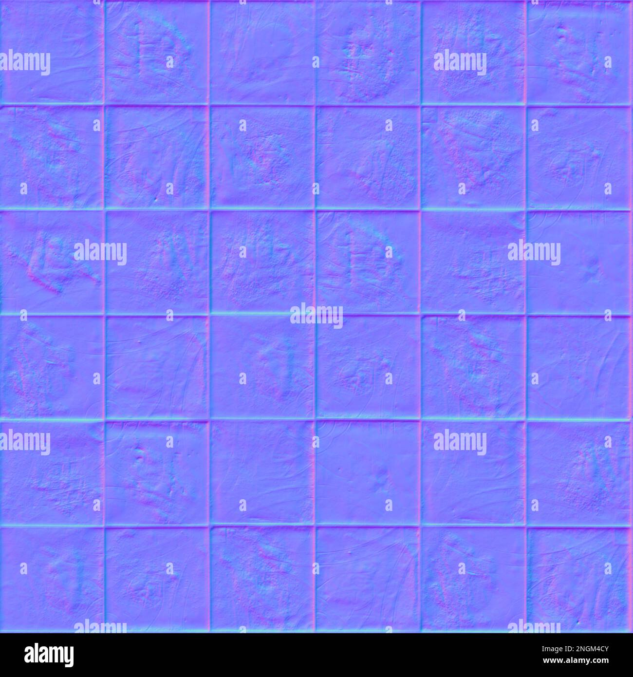 Mappa normale piastrelle di pavimento texture, mappatura normale piastrelle di pavimento Foto Stock