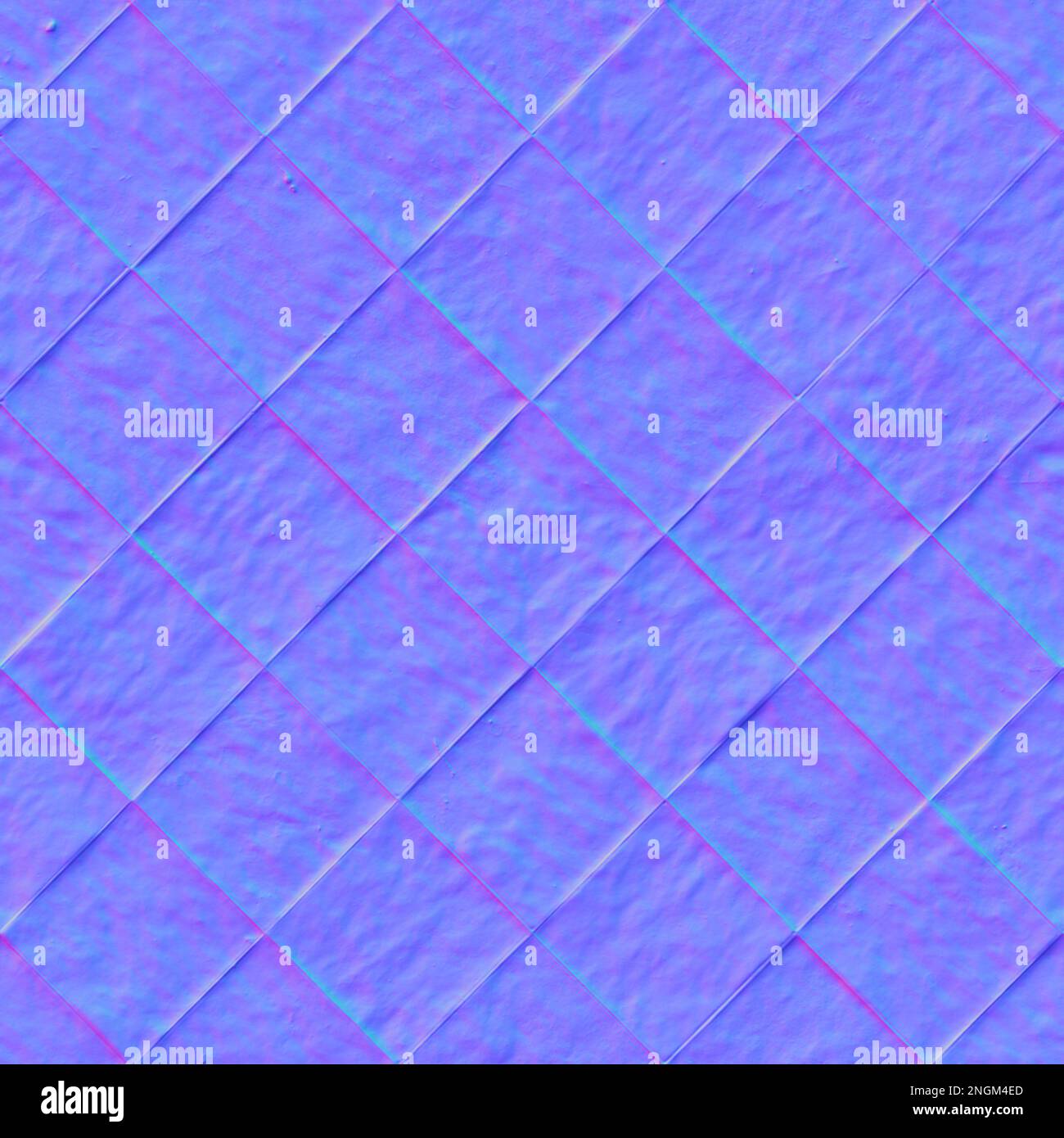 Mappa normale piastrelle di pavimento texture, mappatura normale piastrelle di pavimento Foto Stock