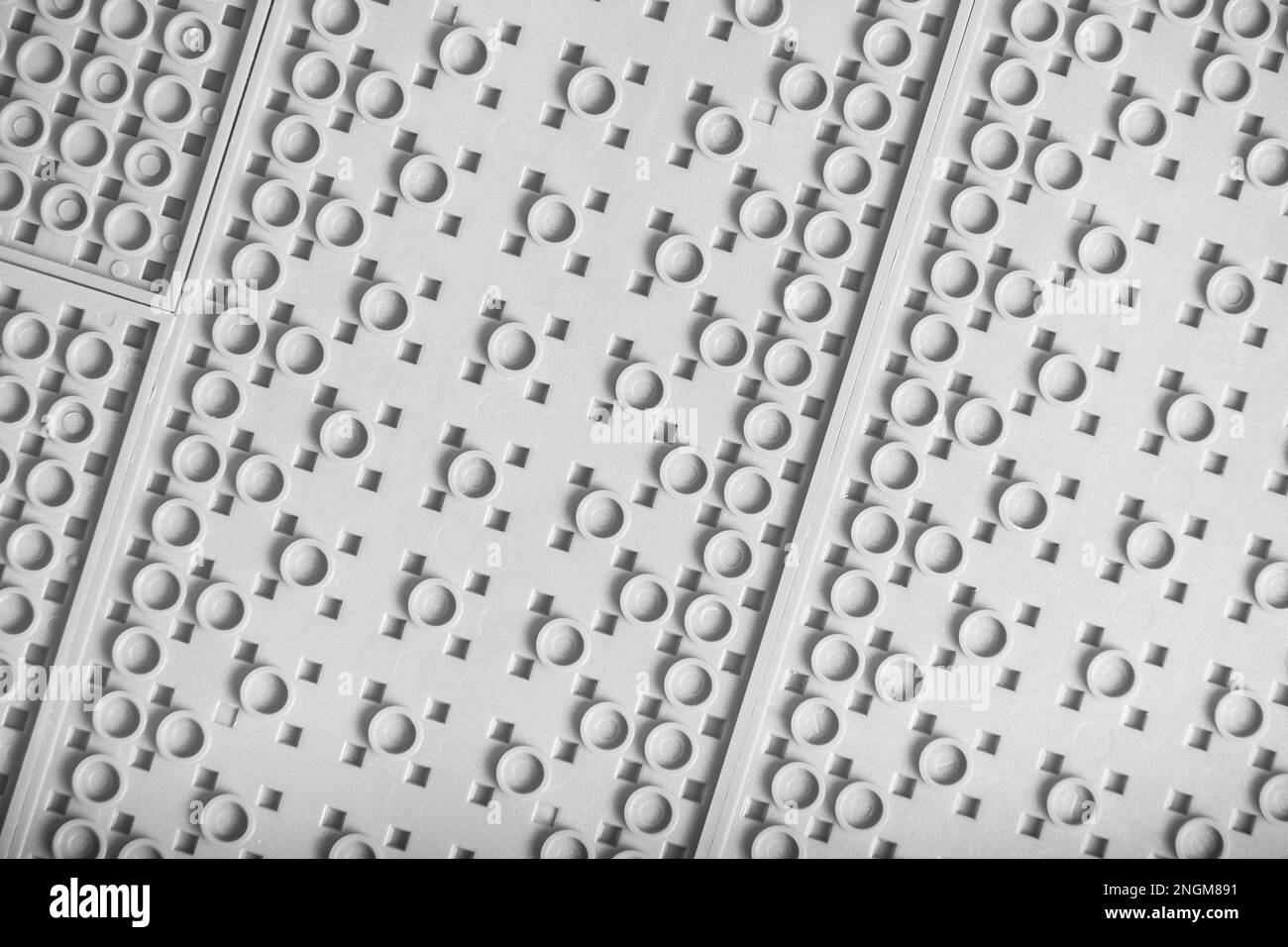 Astratto sfondo bianco bambini lego Foto Stock