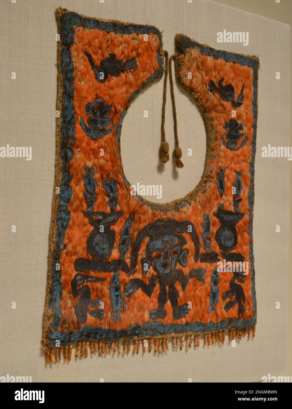 Neckpiece della cultura di Chimu. Culture precolombiane nel Museo d'Arte di Dallas Foto Stock