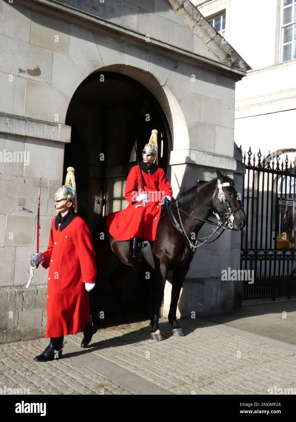 Guardia del Re, Whitehall, Londra Foto Stock