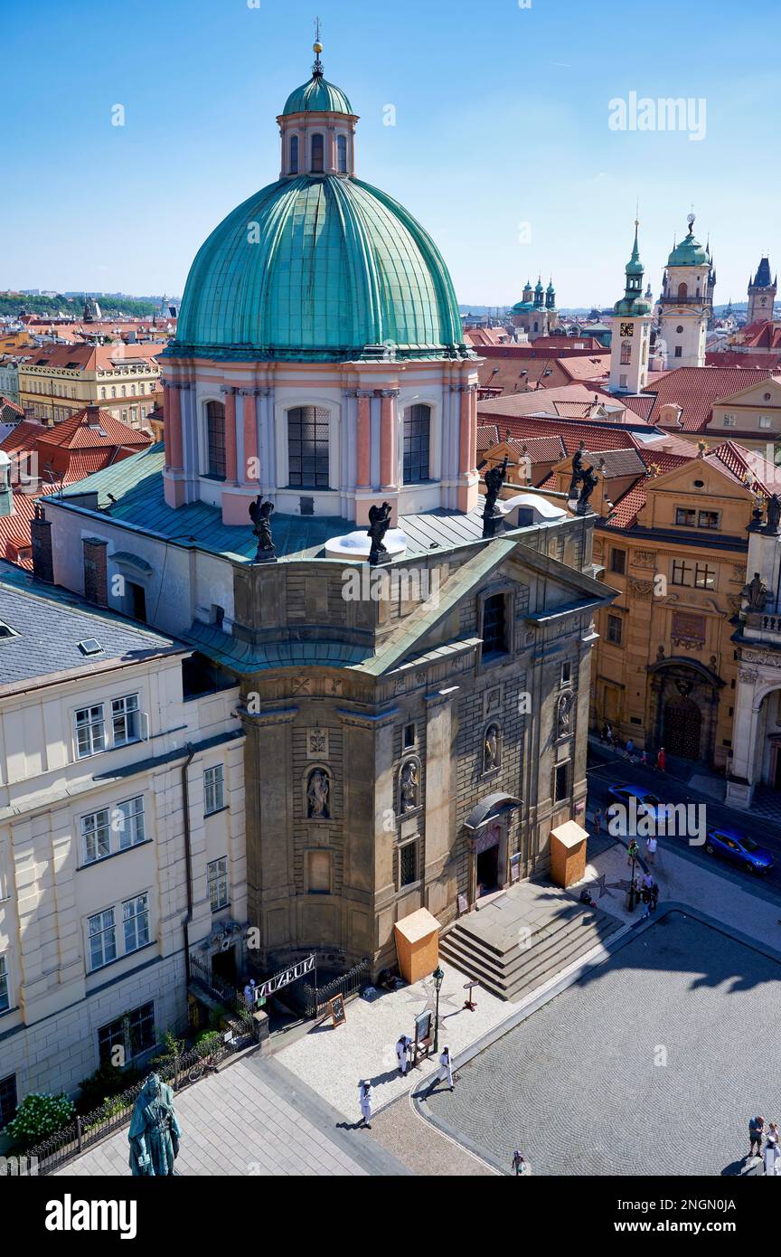 Praga Repubblica Ceca. San Francesco di Assisi chiesa Foto Stock