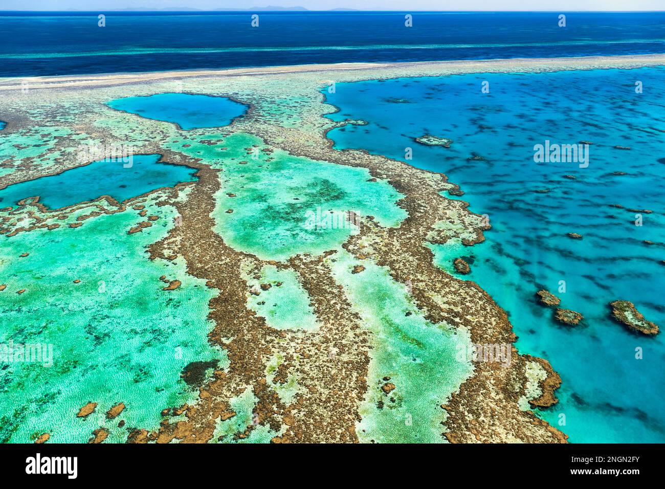 Grande Barriera Corallina. Whitsundays. Queensland Australia Foto Stock