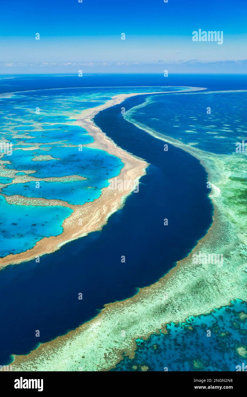 Grande Barriera Corallina. Whitsundays. Queensland Australia Foto Stock