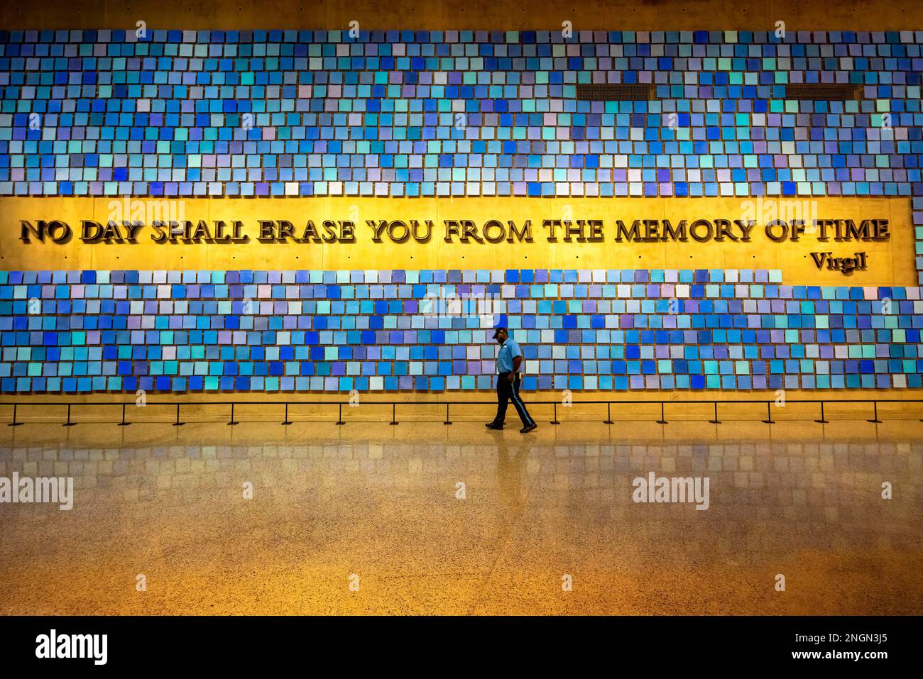 New York. Manhattan. National September 11 Memorial Museum Foto Stock