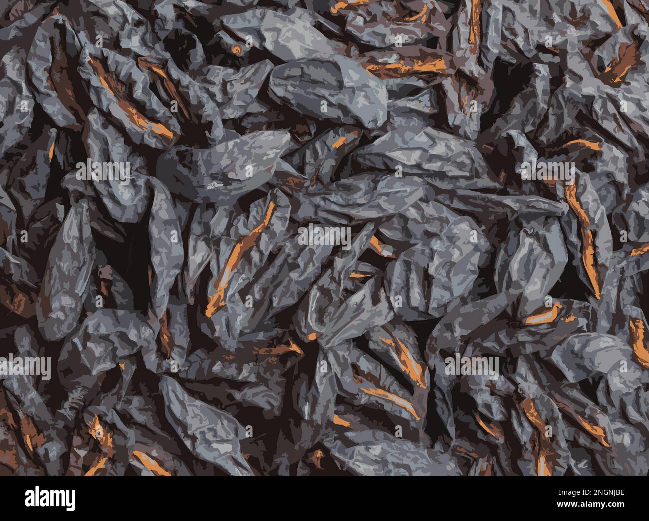 Illustrazione realistica di prugne secche o prugne fondo. Prugne secche, snocciolate. Concetto di cibo sano Foto Stock