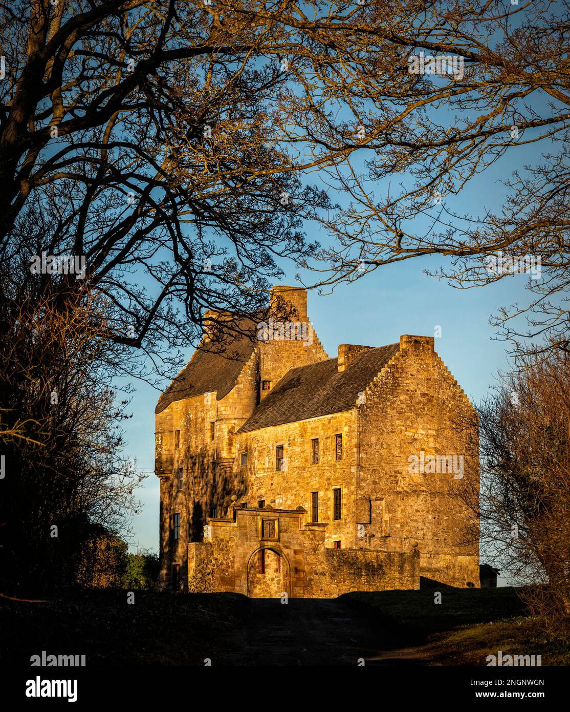 Midhope Castle, South Queensferry, Scozia, Regno Unito Foto Stock