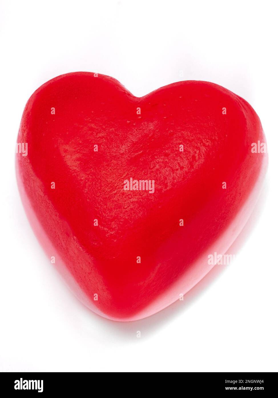 Cuore gommoso di gelatina per amore e giorno di San Valentino Foto Stock