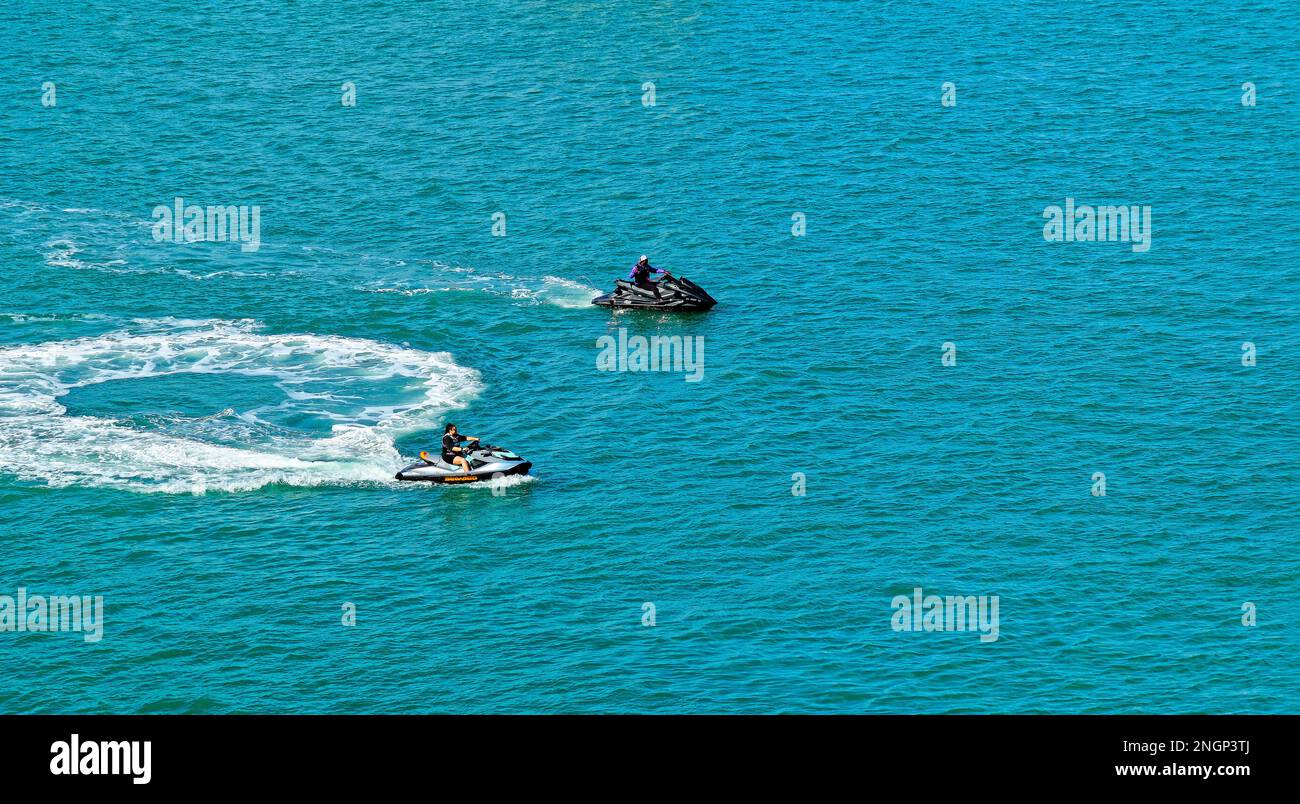 Cape Canaveral, Florida - 29 gennaio 2023: Cape Canaveral è la sede di Port Canaveral, uno dei porti da crociera più trafficati del mondo, ed è parte di un Foto Stock