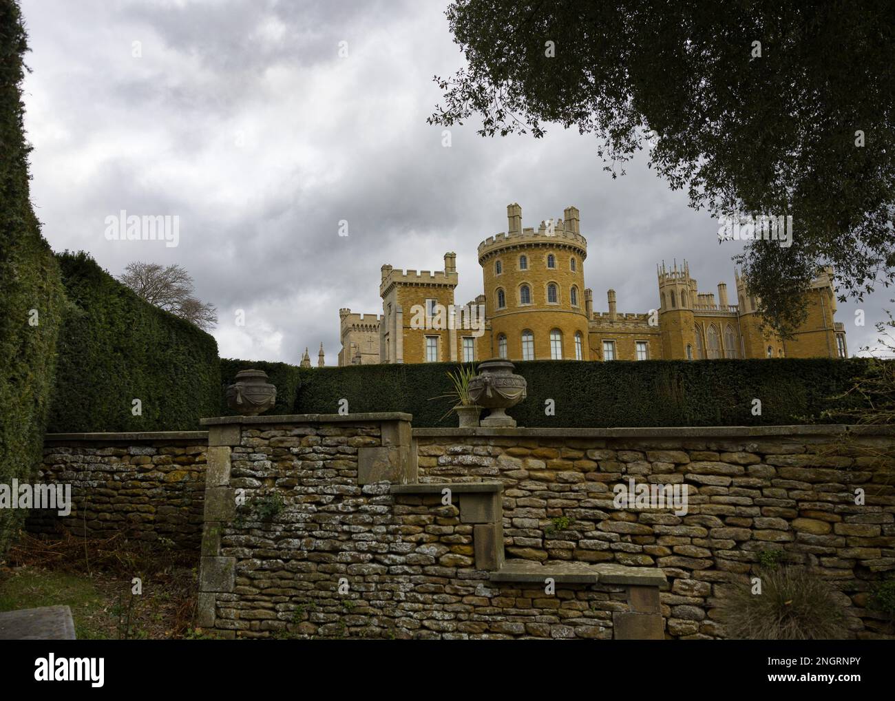 Castello di Belvoir 23 Foto Stock