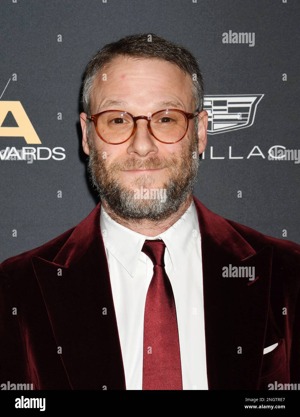Beverly Hills, California, Stati Uniti. 18th Feb, 2023. Seth Rogen partecipa ai Directors Guild of America Awards del 75th al Beverly Hilton il 18 febbraio 2023 a Beverly Hills, California. Credit: Jeffrey Mayer/JTM Photos/Media Punch/Alamy Live News Foto Stock