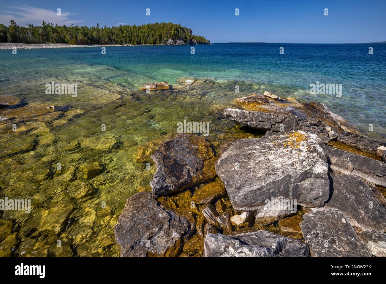 Parco Nazionale della Penisola di Bruce Foto Stock