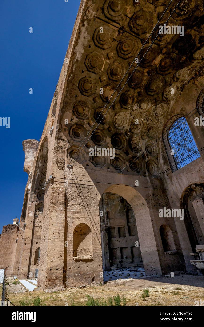 Basilica di Massenzio Foto Stock