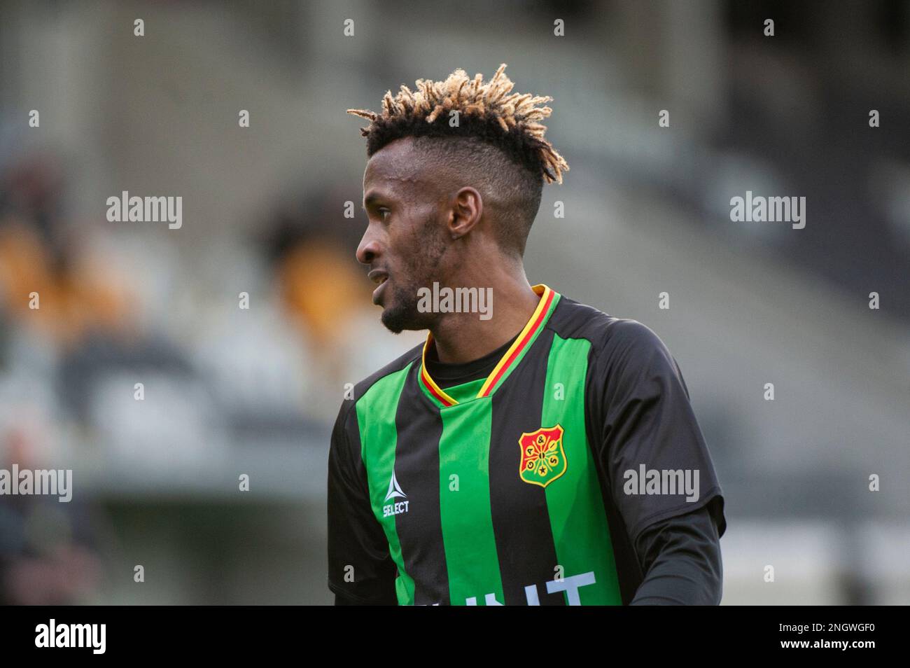 Goteborg, Svezia. 19th Feb 2023. Richard Venerdì di GAIS durante la Coppa di Svezia Group Stage match tra GAIS e IFK Norrkoping il 19 febbraio 2023 a Gothenburg. Credit: Oskar Olteus / Alamy Live News Foto Stock