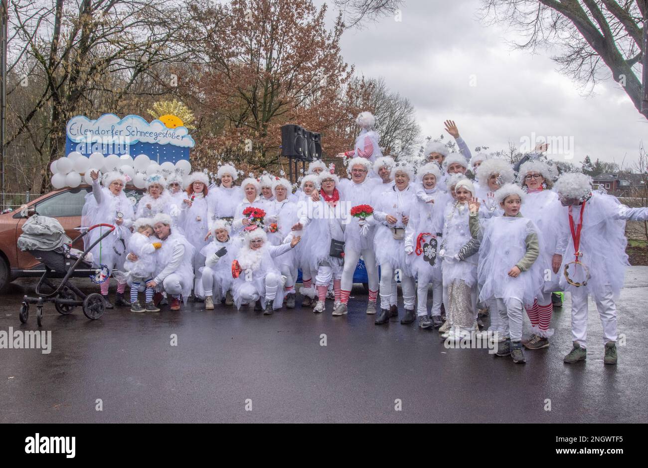 Eilendorf - Karnevalszug 2023 Foto Stock