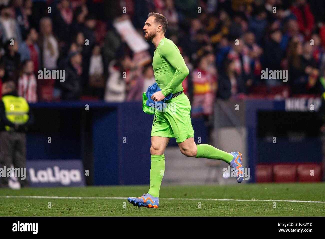 19th febbraio 2023; Metropolitano Stadium, Madrid, Spagna, Spanish la Liga Football, Atletico Madrid contro Athletic Club; Jan Oblak Foto Stock