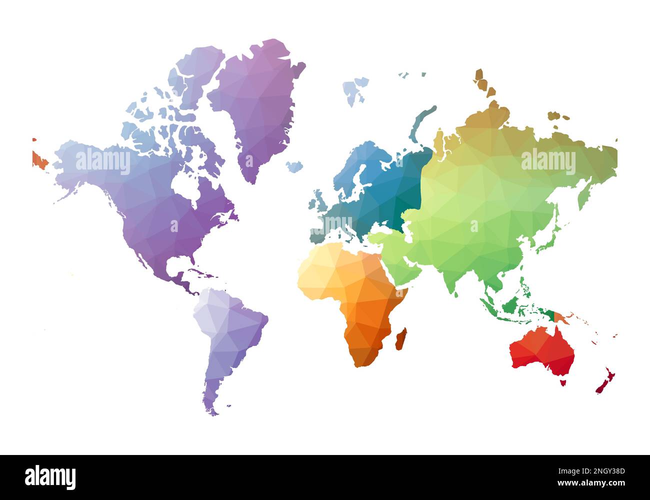 Mappa del mondo in uno stile elegante e basso. Illustrazione vettoriale. Illustrazione Vettoriale Mappa del mondo in uno stile elegante e basso. Illustrazione vettoriale. Illustrazione Vettoriale