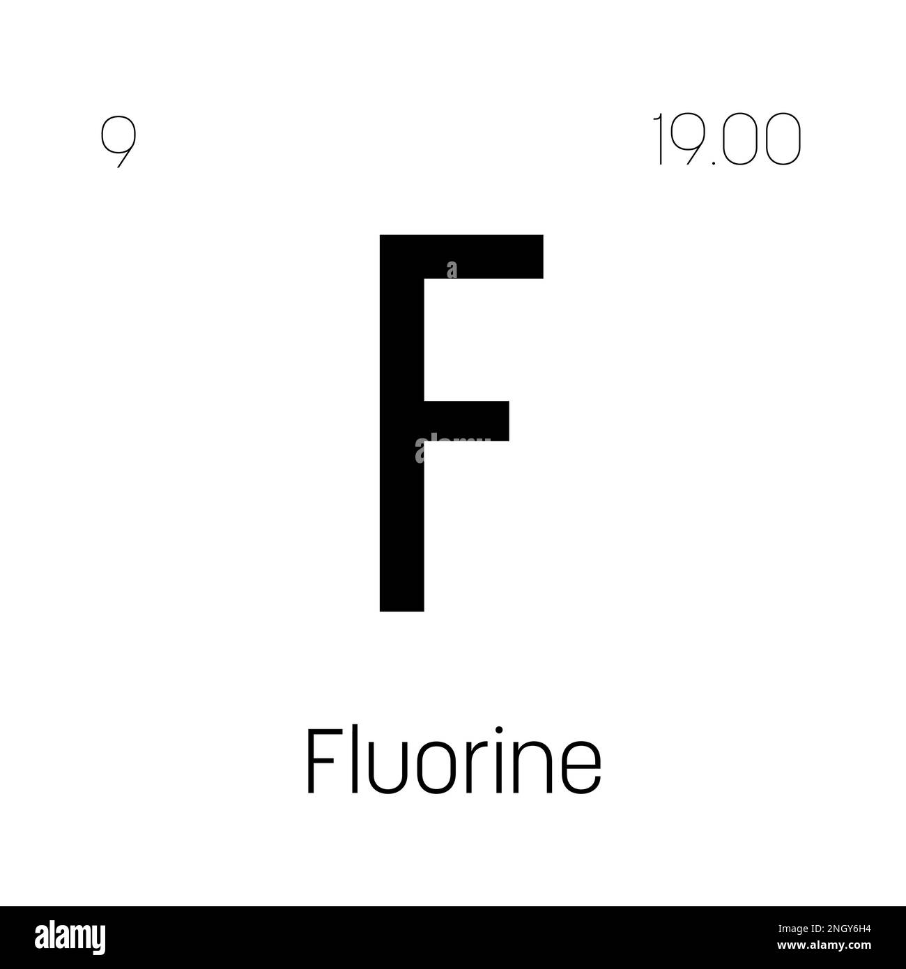 Fermium, FM, elemento periodico della tabella con nome, simbolo, numero atomico e peso. Elemento radioattivo sintetico con potenziali impieghi nella ricerca scientifica e nell'energia nucleare. Illustrazione Vettoriale