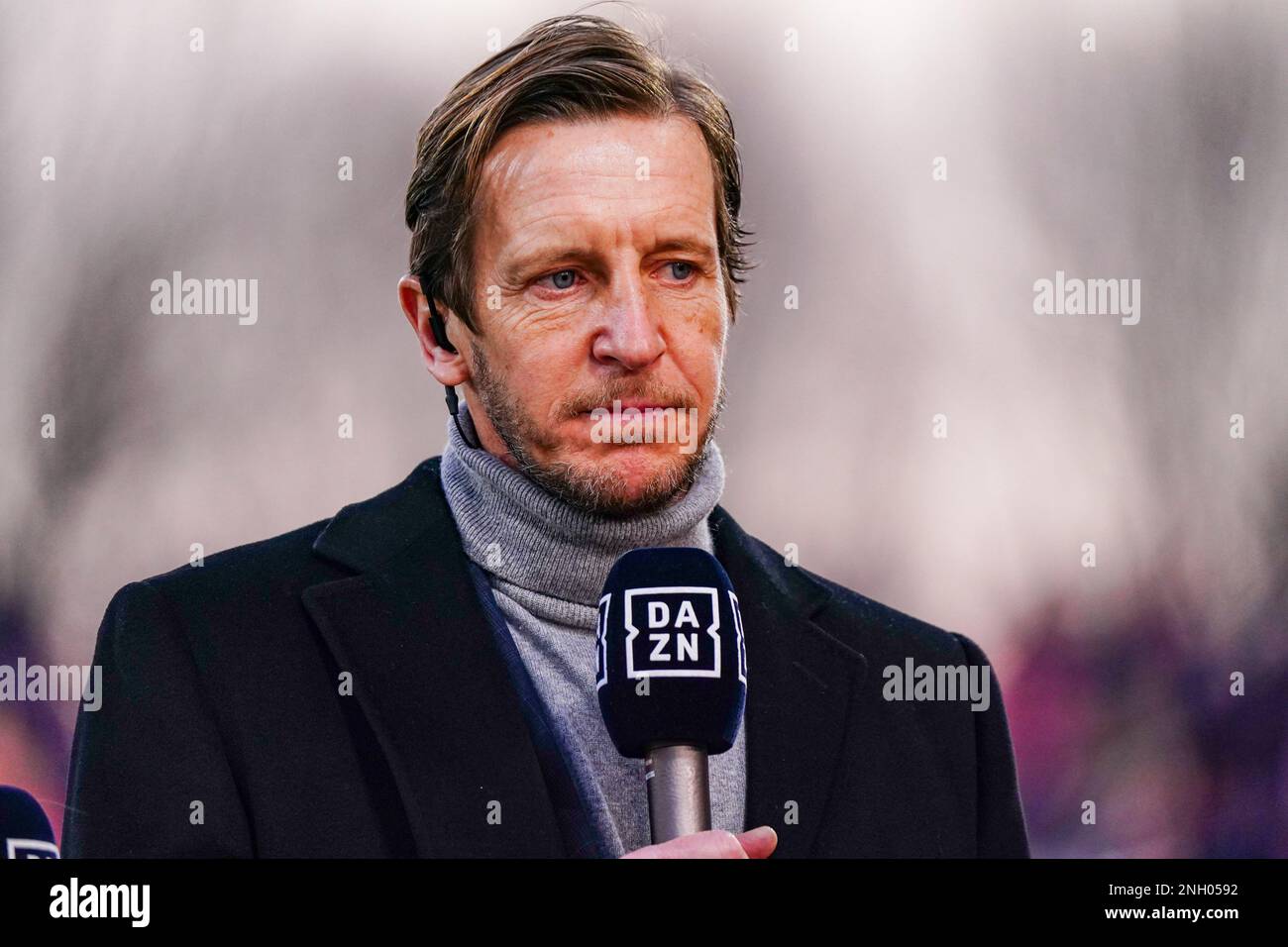 U-Power Stadium, Monza, Italia, 18 febbraio 2023, Massimo Ambrosini (DAZN) durante l'AC Monza vs AC Milan - campionato italiano di calcio Serie A match Foto Stock