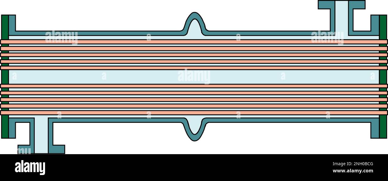 Espansione piegata sul lato shell Illustrazione Vettoriale