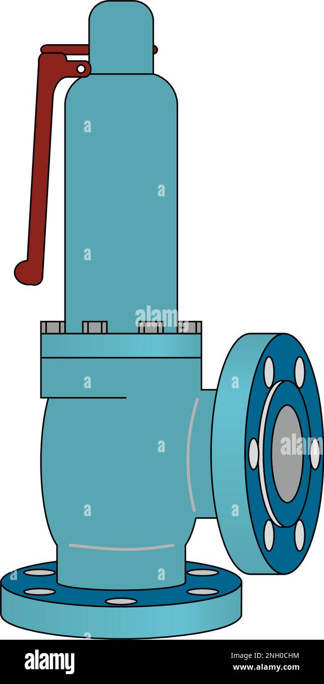 Valvola di sicurezza Illustrazione Vettoriale